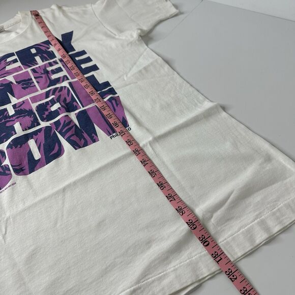 Every Knee Shall Bow Phil 2:10 Jesus Graphic T Shirt Sz L Single Stitch Vtg 90s - Picture 15 of 16